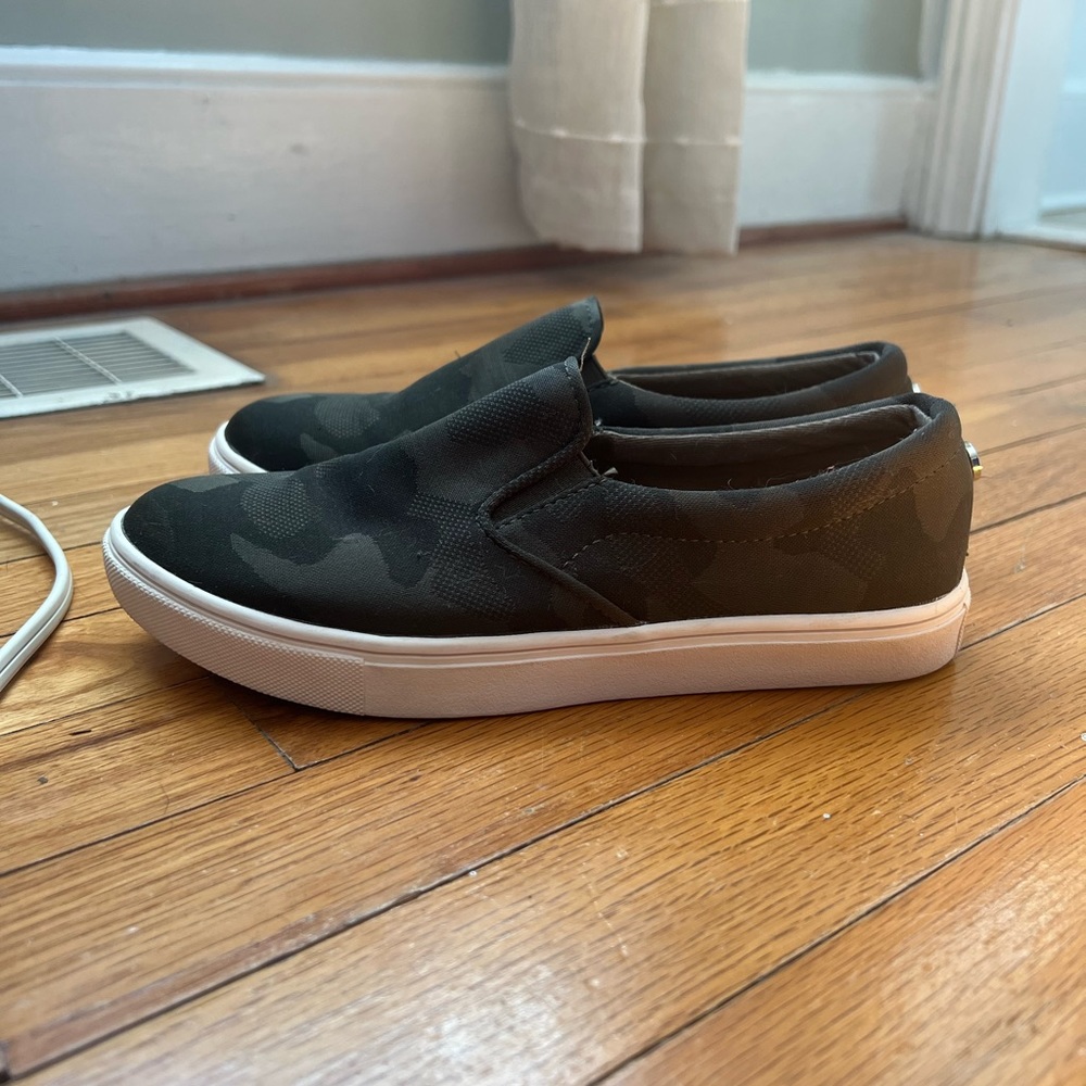 Camo Steve Madden Slip-ons